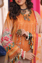 3-PC Unstitched Chunri Embroidered Lawn Collection CH4-09
